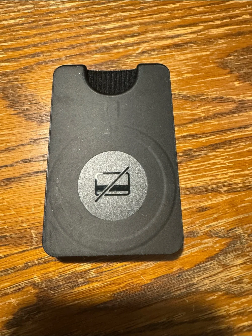 Popsockets White Silicone Phone Card Wallet with Clear Magnetic Ring Stand
